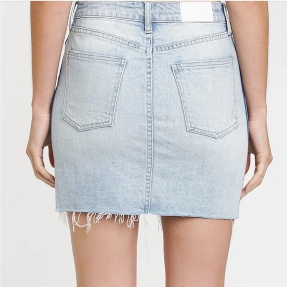 NWT Pistola Jean Cut Off Mini Skirt. 27 - Picture 2 of 16